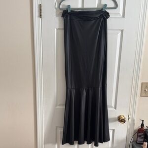 Elegant Black Maxi Skirt